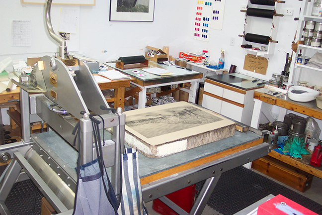 Takach Litho Press at Muskat Studios